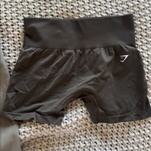 Gymshark Charcoal High-Waisted Shorts